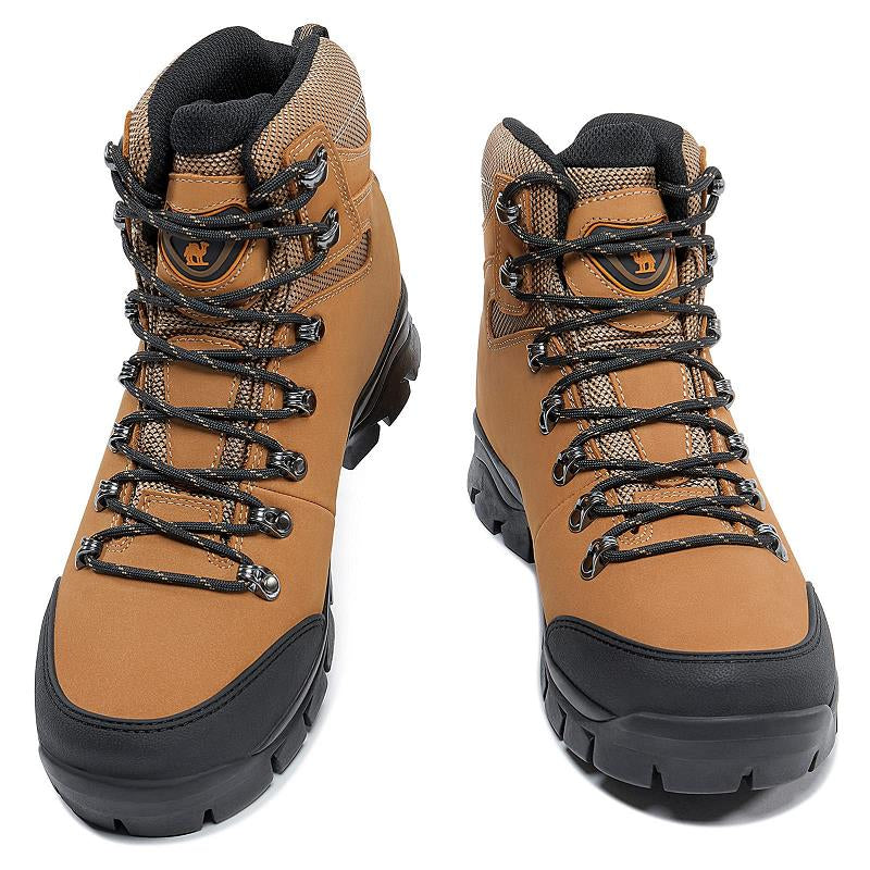 Get Ready to Farm Like a Boss: iFarmer Men's Mid work Boots - Tougher Than the Toughest Rooster!