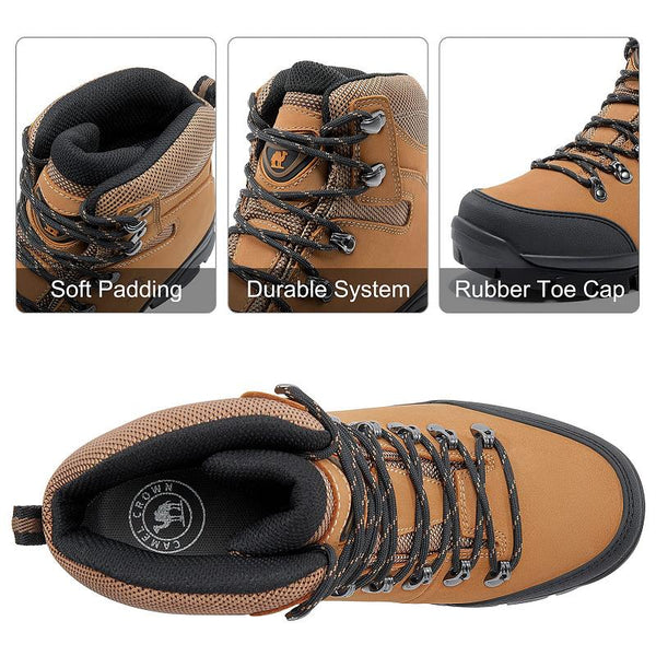 Get Ready to Farm Like a Boss: iFarmer Men's Mid work Boots - Tougher Than the Toughest Rooster!